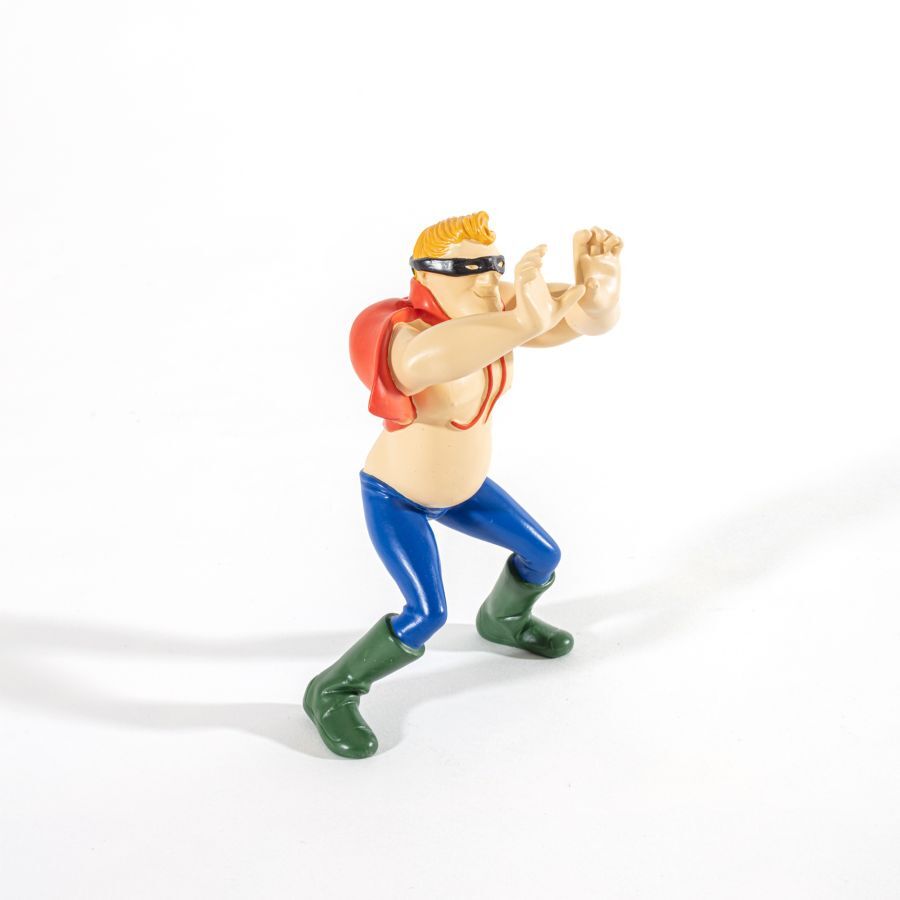 Lampada da Tavolo AbatJour “Circus Superman” di Seletti - Design Giocoso e Colorato