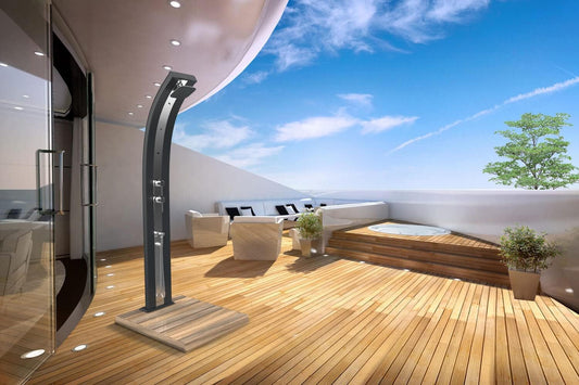 Piatto Doccia Top D106 Arkema – Legno Okumè 100×80 cm | Made in Italy