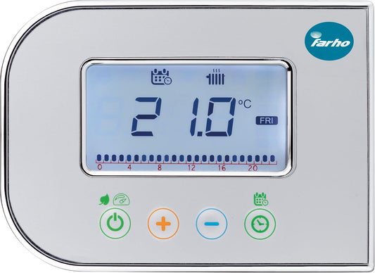 Radiatore Elettrico Termoarredo Farho Scaldasalviette Portasciugamani Nova Little Cromato