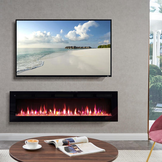 Caminetto Elettrico Balderia Leif 60", 50" e 36" a Parete o da Incasso