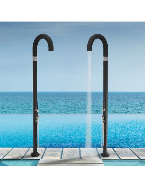 Doccia Tradizionale con Lavapiedi Arkema Design Funny Yin Antracite T125 - Varie Colorazioni