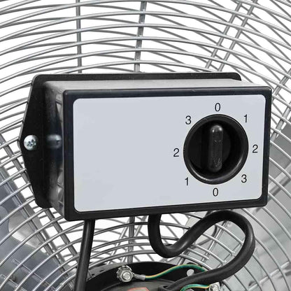 Ventilatore Industriale a Tamburo 80cm in Alluminio con Ruote